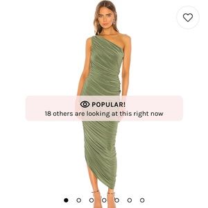 NWT Norma Kamali Diana Gown- Celadon size Small